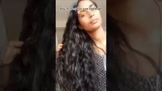 zero hair fall 🌸🫰 #hairfall #longhair #curlyhair #hairwashday #haircarechallenge #longhair