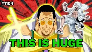Kizaru is Helping LUFFY!🤯 One Piece Chapter 1104 Explained