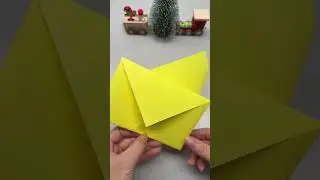 ✨ NO TAPE! 60-SEC DIY Envelope from A4 Paper ✉️ (3 EASY FOLDS) #DIYGift #papercraft