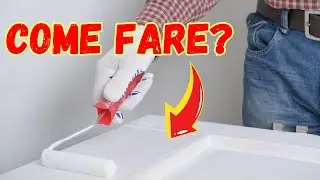 VERNICIARE una porta in LEGNO gi&agrave; verniciata
