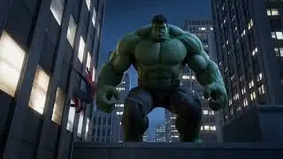 Strength vs Speed ⚡Hulk smashes. Spider-Man dodges.Epic showdown! 🔥
