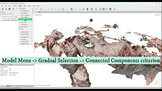 Remove small disconnected parts of mesh