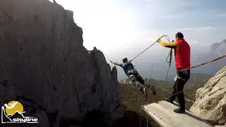 Гена  Ilias-kay Rope jumping with Skyline x-team in Crimea
