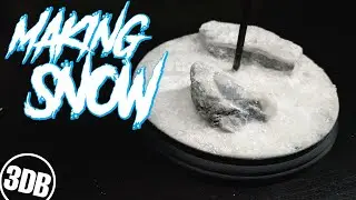 HOMEMADE realistic snow effect for miniatures