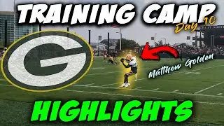 Reacting to Packers Training Camp Highlights Day 10! Golden COOKING 1v1's