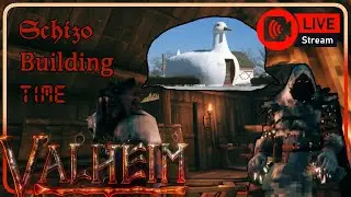 【Valheim Modded】Schizo Building and MORE Sailing.