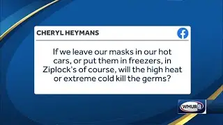 Coronavirus Q&A: Can hot car, freezer kill germs on masks?