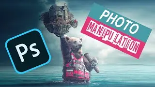 Photo manipulation bear photoshop