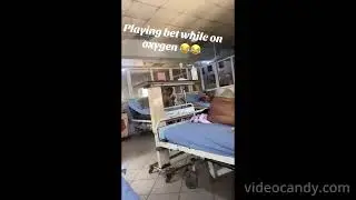 Man Bets on Sportybet While on Hospital Oxygen in Lagos