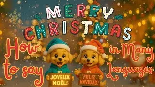 How to Say &ldquo;Merry Christmas&rdquo; in Many Languages! Multilingual Song for Kids 🎶