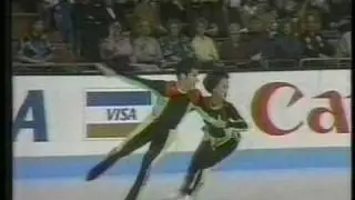 Punsalan & Swallow (USA) - 1991 World Figure Skating Championships, Free Dance