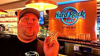 Hard Rock Cafe Athens Музыка История Памятные вещи Тур дегустация путешествия