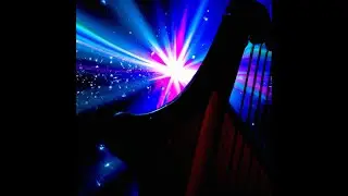 Stellar Harp Serenade: Celestial Tranquility for Relaxation & Focus