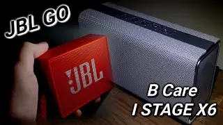 JBL GO vs B Care I STAGE X6 | Binaural Recording ~