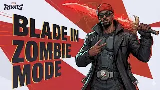BLADE vs the undead Marvel Rivals new zombie mode #MarvelRivals #Blade #ZombieMode #MarvelGames