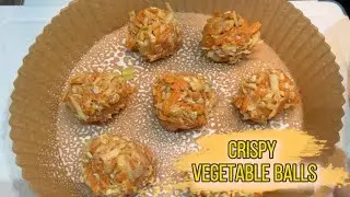 Crispy Vegetable Balls | Easy Air Fryer Recipe (With Music)