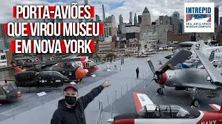 MUSEU em um PORTA-AVIÕES em Nova York | Intrepid Sea, Air & Space Museum