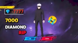 7000 Diamond Rip 😭😡 Finally I Got Gojo Bundle | Gojo Bundle Token Tower Event Spin | FF New Event 