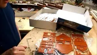 Assembling the HO-scale Walthers City Station kit, part 1