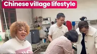 Eating in a Chinese village as a black girl, food been cooked by Chinese men. what could go wrong?