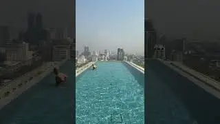 137 Pillars Bangkok - 360 view from the rooftop infinity pool