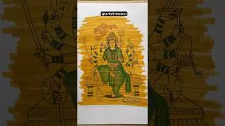 Sketch pen Art - Durga Maa &hellip; #art #artist #goddess #shading #coloring