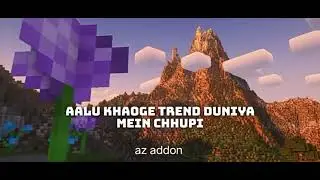 Aloo khaoge song | credited by az addon | trend made by voice gaming |#thunderbirdx5