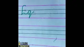 Cursive Letter E q || Capital Letter || Writing Practice #cursive #cursivehandwritingpractice