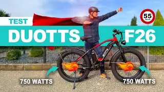 Fat Bike 🚲 bi-moteur ⚡⚡ 1500 W et 55km/h avec le Duotts F26
