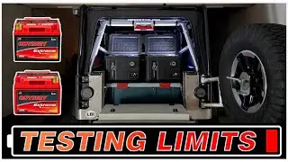 Testing limits with dual fridges on AC power. 