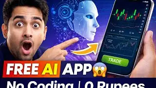 FREE AI se Trading App Banao 😱 | No Coding | 0 Rupees