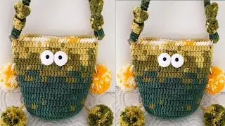 How to make crochet Emoji Bag || Easy to Crochet for beginners 