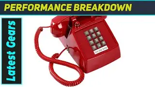 The Best Traditional Red Landline Phone: Retro Corded Classic 2500
