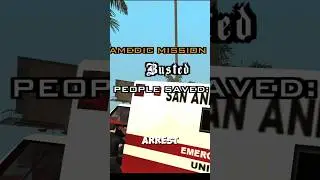 IF YOU HIT COP'S VEHICLE WITH AMBULANCE - GTA SAN ANDREAS. #gtasanandreas #gtavpc #gtavicecity #gta