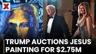 Trump Auctions $2.75M Jesus Painting at Mar-a-Lago New Year Party | NewsX World