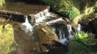 Belbroughton village. Flowing water stream