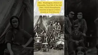 1861   Washington, District of Columbia  Tent life of the 31st later, 82nd Pennsylvania Infantry at