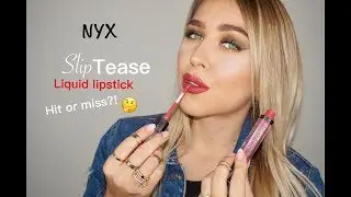 NYX Slip Tease Liquid Lipstick Review