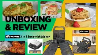 Unboxing & Review of Trutrtl 3-in-1 Sandwich Maker&ndash;Honest Opinion Better than Older Non stick gadget