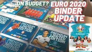 On budget? EURO 2020 binder |Completed Premium Limited Edition EURO 2020 Panini Adrenalyn