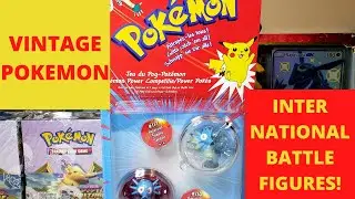 VINTAGE POKEMON HASBRO BATTLE FIGURES HORSEA AND SEADRA INTERNATIONAL RELEASE!