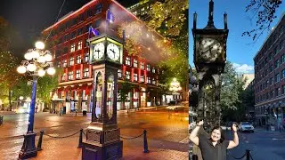 Gastown. Reloj de vapor. Vancouver, Canad&aacute;.