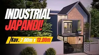 Japandi Industrial Home Design | Minimalist Modern Architecture