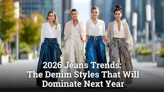 2026 Jeans Trends: The Denim Styles That Will Dominate Next Year
