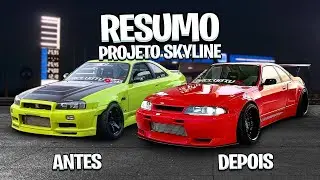 Resumindo o projeto Skyline Pandem R33 o terceiro do Japão &  