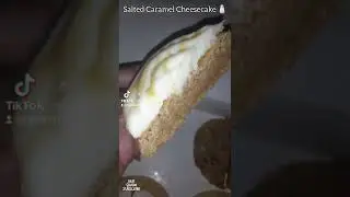 CRUMBL COOKIES SALTED CARAMEL CHEESECAKE #SHORTS