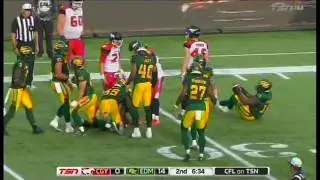 Neil King S #43 Edmonton Eskimos 10Sept2016