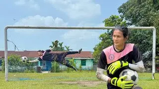 Goalkeeper training//This video shows how to catch ground balls and high balls.#goalkeeper #video