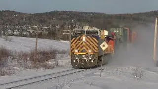 CREX 1505 leads 121 West on the Pelletier Sub 1/28/19