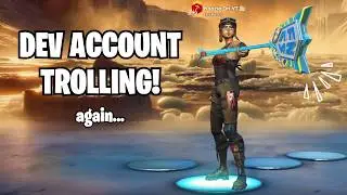 Троллинг с аккаунтом разработчика Fortnite (Уморительно)